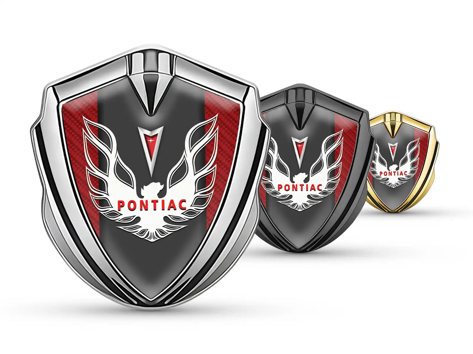 Pontiac Emblem Car Badge Durable Stylish Metal